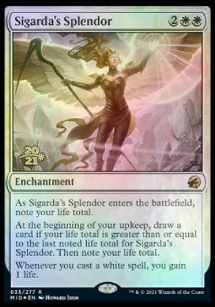 Sigarda's Splendor [Innistrad: Midnight Hunt Prerelease Promos] | Galaxy Games LLC