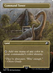 Command Tower // Commander Tower (Borderless) [Jurassic World Collection] | Galaxy Games LLC