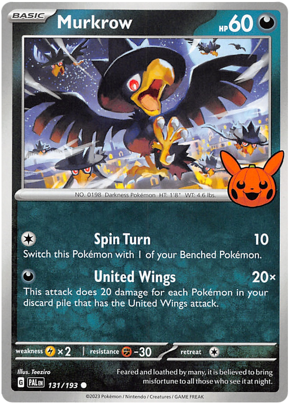 Murkrow (131/193) [Trick or Trade 2023] | Galaxy Games LLC