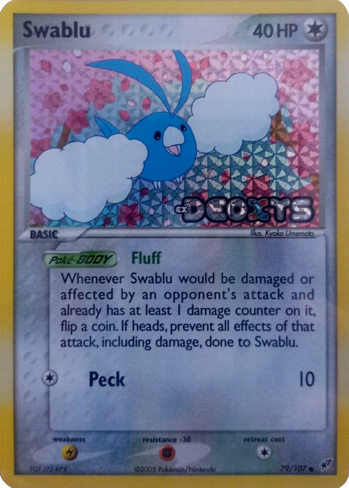 Swablu (79/107) (Stamped) [EX: Deoxys] | Galaxy Games LLC