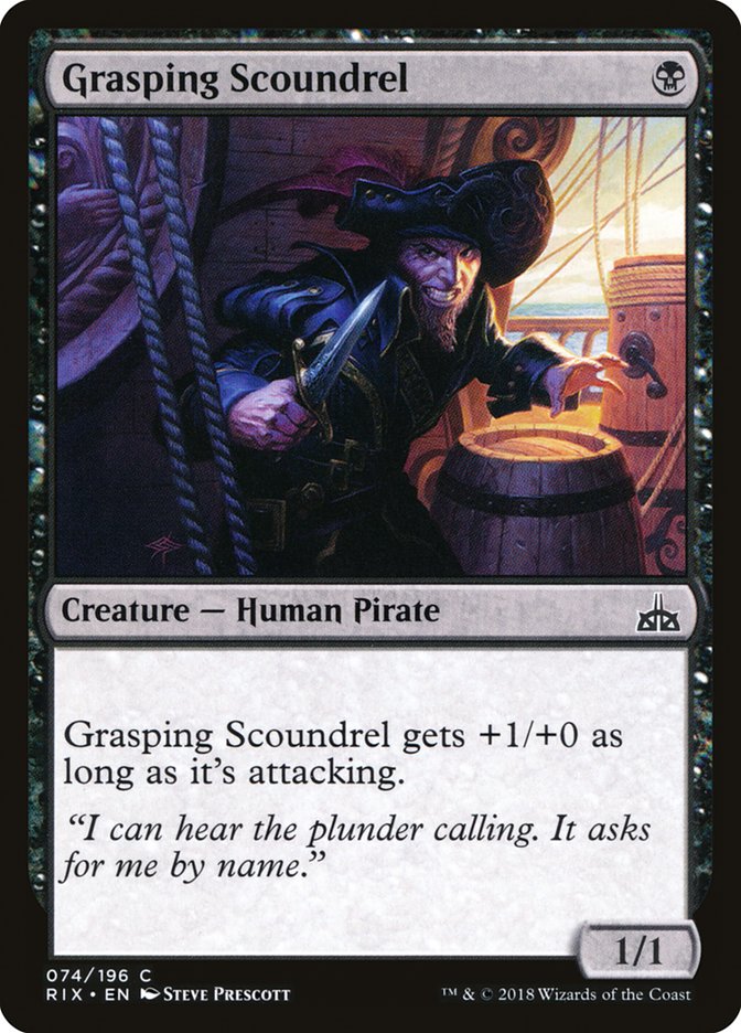 Grasping Scoundrel [Rivals of Ixalan] | Galaxy Games LLC