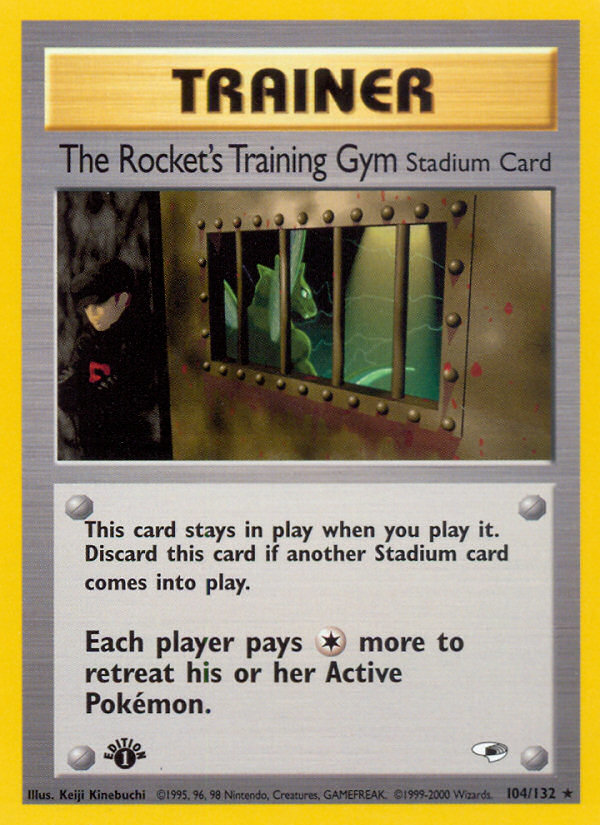 The Rocket's Training Gym (104/132) [Gym Heroes 1st Edition] | Galaxy Games LLC