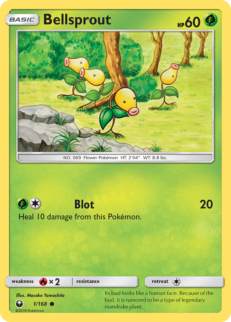 Bellsprout (1/168) [Sun & Moon: Celestial Storm] | Galaxy Games LLC