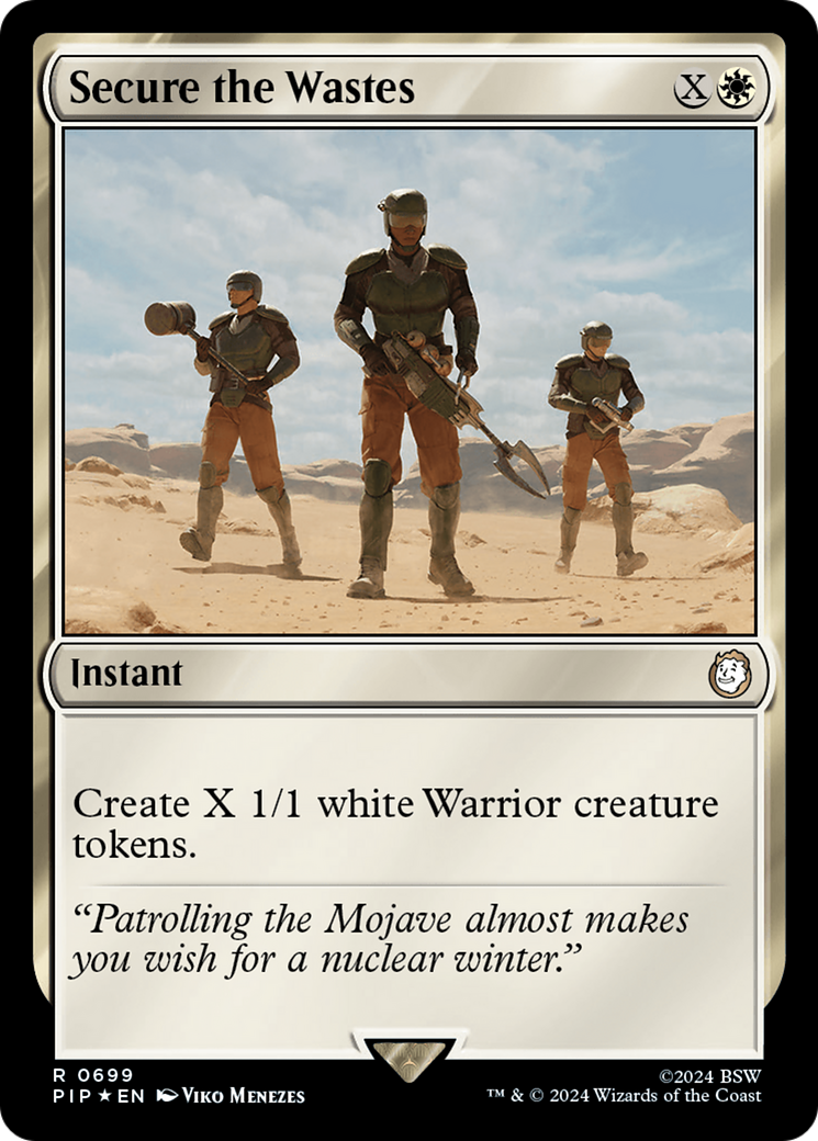 Secure the Wastes (Surge Foil) [Fallout] | Galaxy Games LLC
