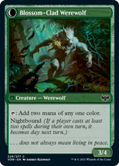 Weaver of Blossoms // Blossom-Clad Werewolf [Innistrad: Crimson Vow] | Galaxy Games LLC