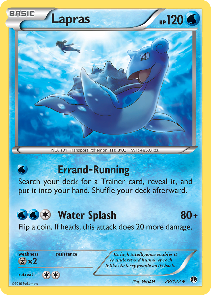 Lapras (28/122) [XY: BREAKpoint] | Galaxy Games LLC