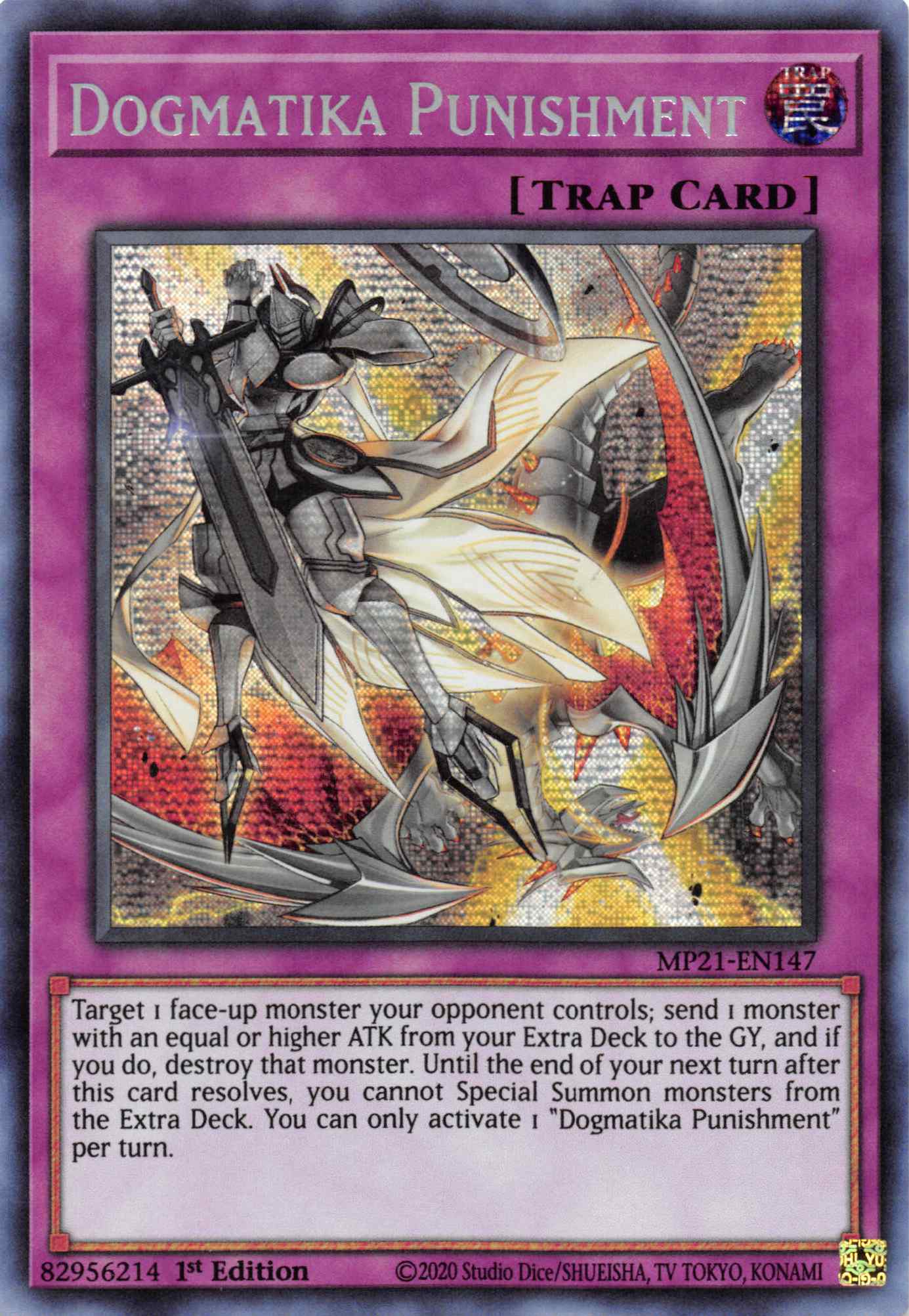 Dogmatika Punishment [MP21-EN147] Prismatic Secret Rare | Galaxy Games LLC