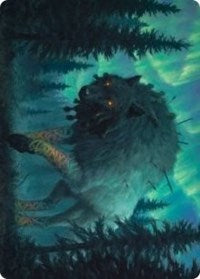 Sarulf, Realm Eater Art Card [Kaldheim Art Series] | Galaxy Games LLC