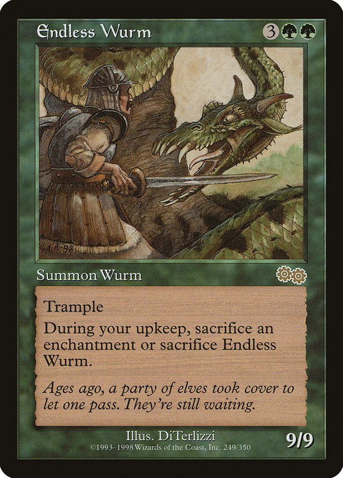 Endless Wurm [Urza's Saga] | Galaxy Games LLC