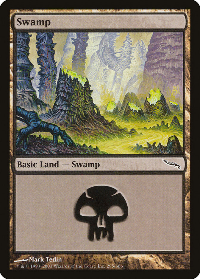 Swamp (295) [Mirrodin] | Galaxy Games LLC