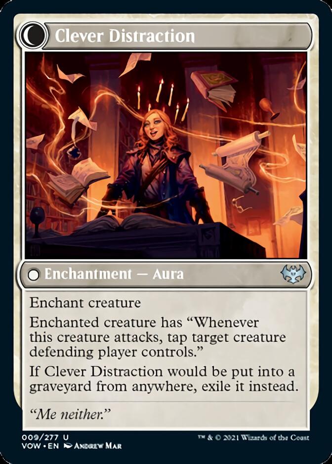 Distracting Geist // Clever Distraction [Innistrad: Crimson Vow] | Galaxy Games LLC