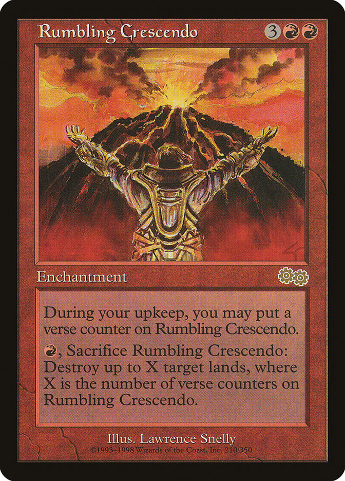 Rumbling Crescendo [Urza's Saga] | Galaxy Games LLC