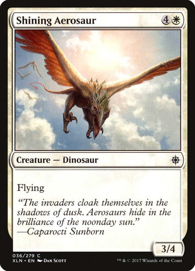 Shining Aerosaur [Ixalan] | Galaxy Games LLC