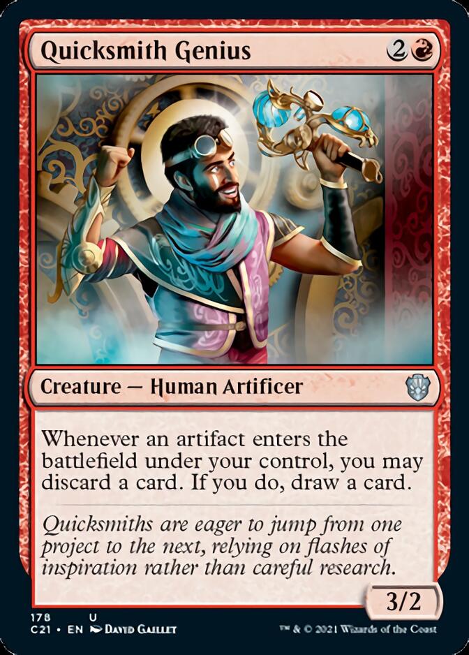 Quicksmith Genius [Commander 2021] | Galaxy Games LLC
