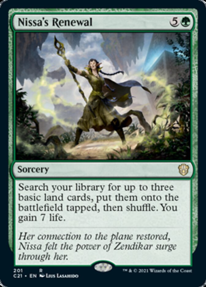 Nissa's Renewal [Commander 2021] | Galaxy Games LLC