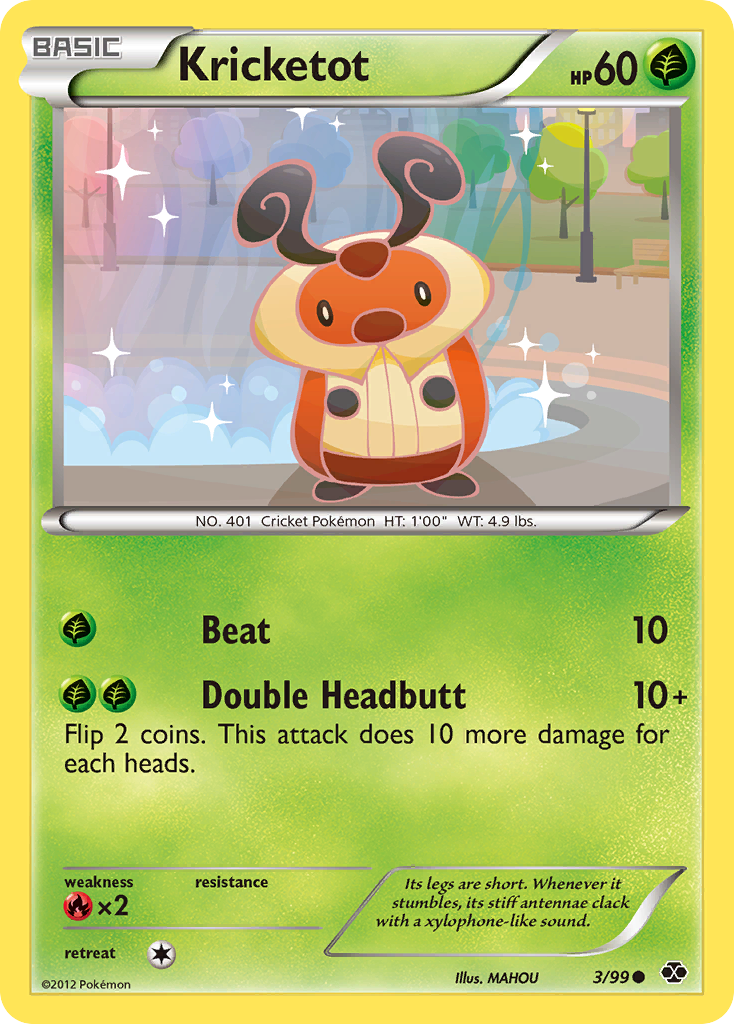 Kricketot (3/99) [Black & White: Next Destinies] | Galaxy Games LLC