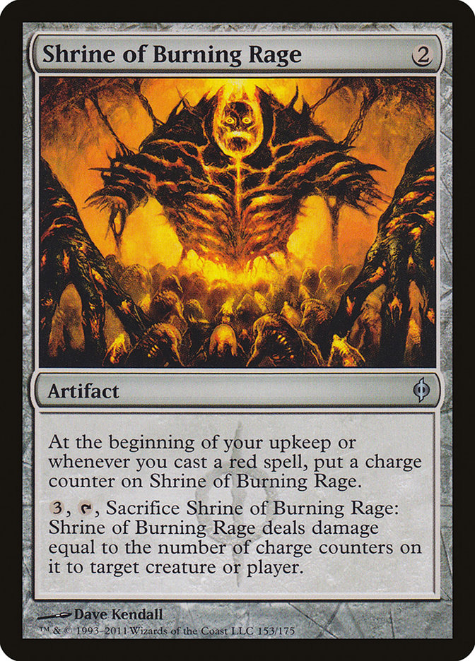 Shrine of Burning Rage [New Phyrexia] | Galaxy Games LLC