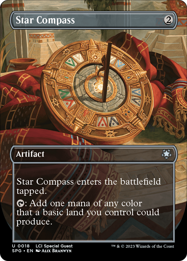 Star Compass (Borderless) [The Lost Caverns of Ixalan Special Guests] | Galaxy Games LLC