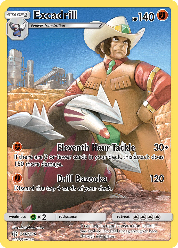 Excadrill (246/236) [Sun & Moon: Cosmic Eclipse] | Galaxy Games LLC