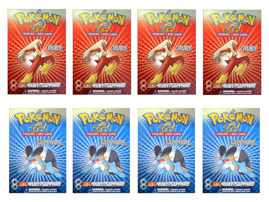 EX: Ruby & Sapphire - Preconstructed Theme Deck Display | Galaxy Games LLC
