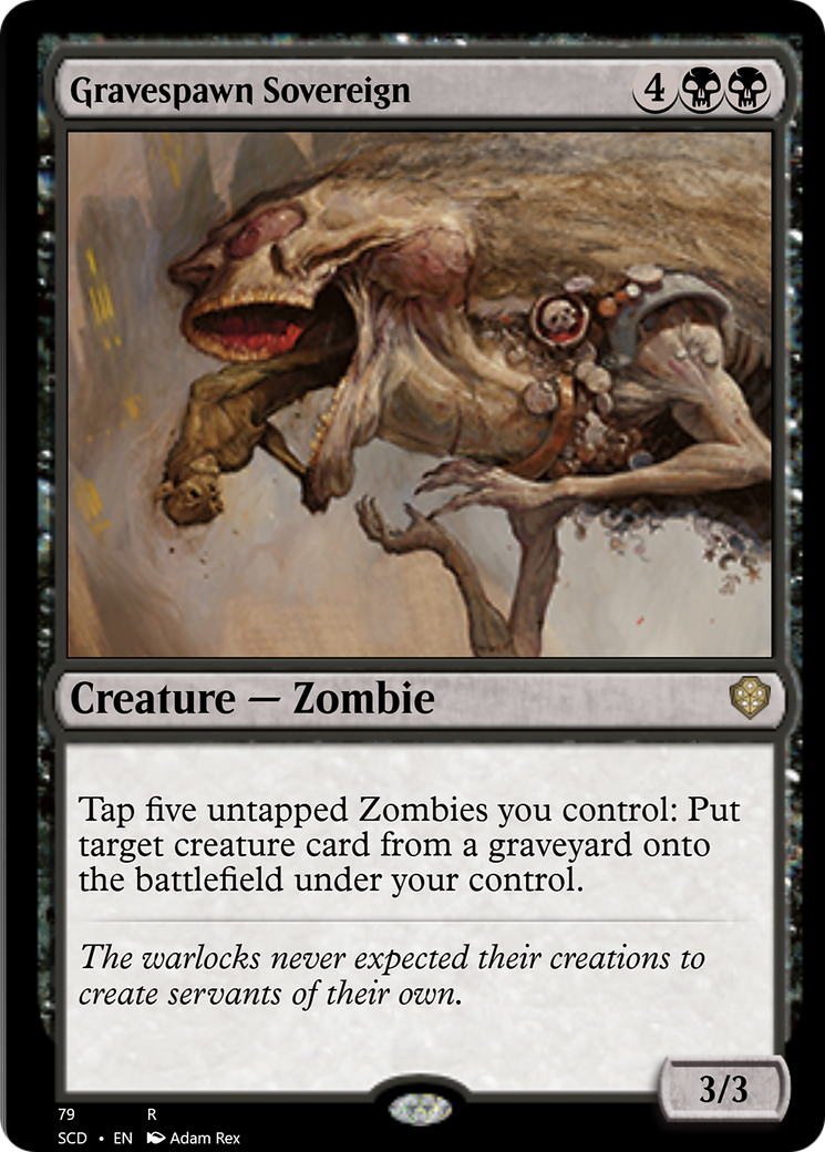 Gravespawn Sovereign [Starter Commander Decks] | Galaxy Games LLC