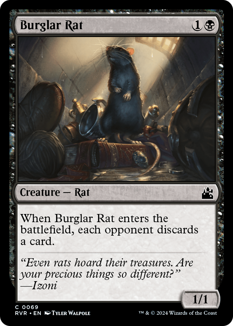 Burglar Rat [Ravnica Remastered] | Galaxy Games LLC
