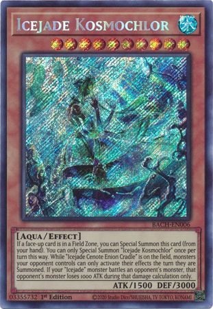 Icejade Kosmochlor [BACH-EN006] Secret Rare | Galaxy Games LLC