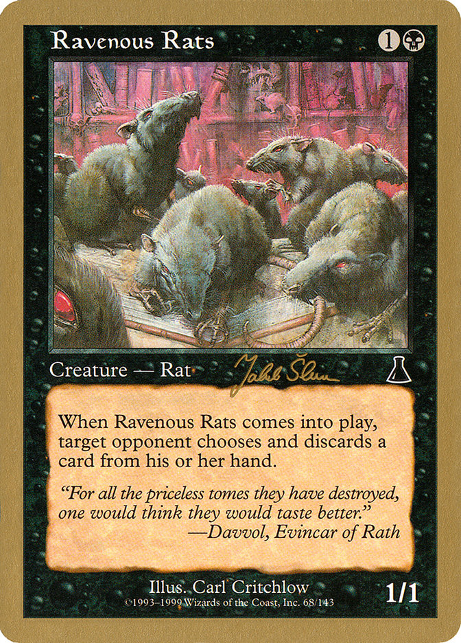 Ravenous Rats (Jakub Slemr) [World Championship Decks 1999] | Galaxy Games LLC