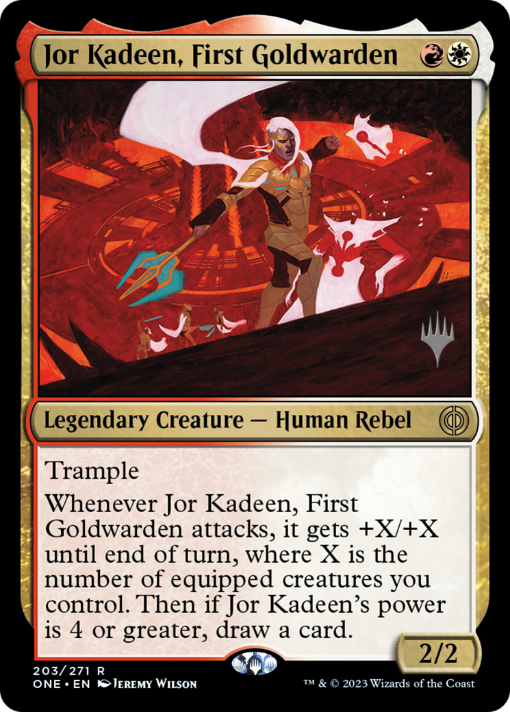 Jor Kadeen, First Goldwarden (Promo Pack) [Phyrexia: All Will Be One Promos] | Galaxy Games LLC