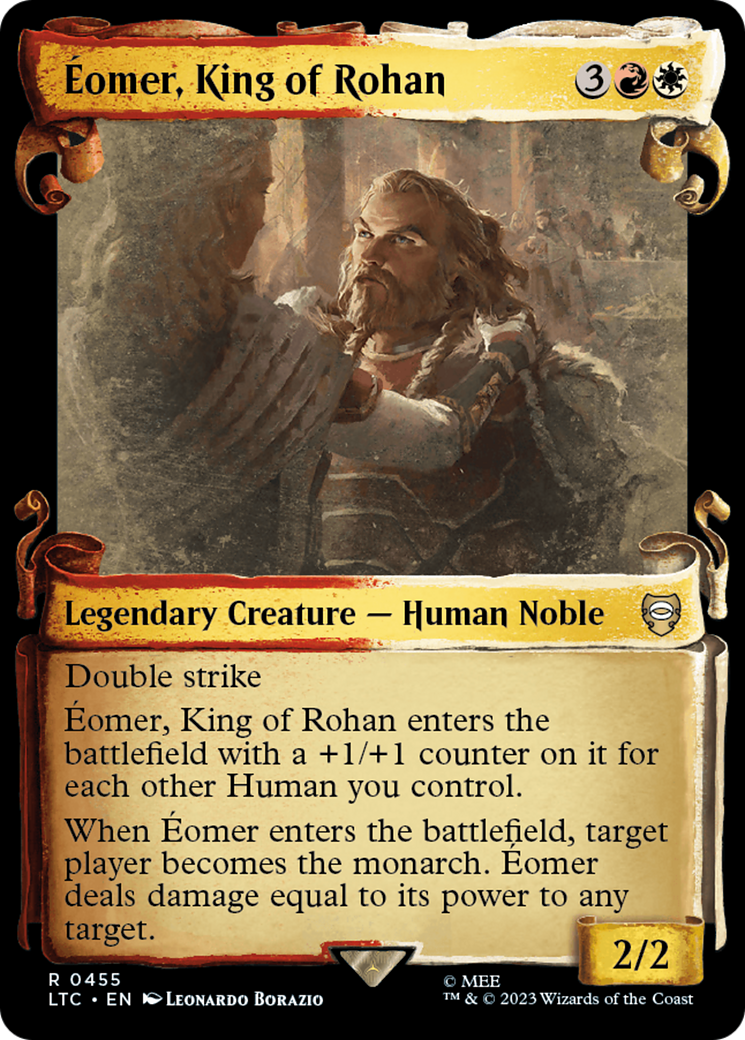 Eomer, King of Rohan [The Lord of the Rings: Tales of Middle-Earth Commander Showcase Scrolls] | Galaxy Games LLC