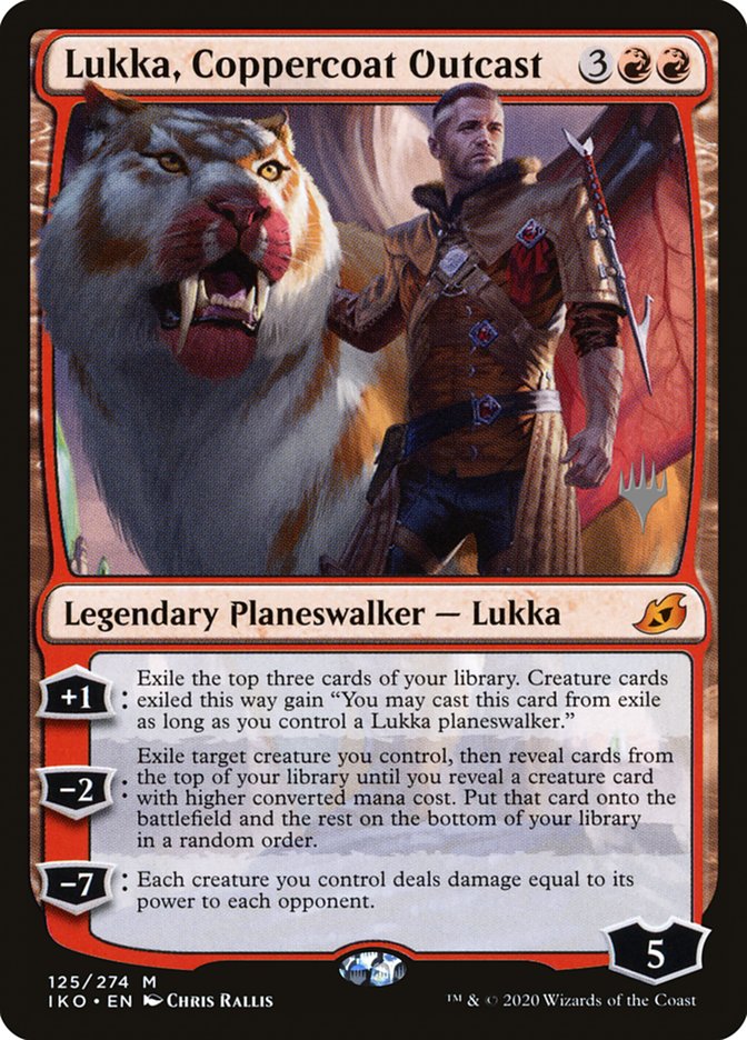 Lukka, Coppercoat Outcast (Promo Pack) [Ikoria: Lair of Behemoths Promos] | Galaxy Games LLC