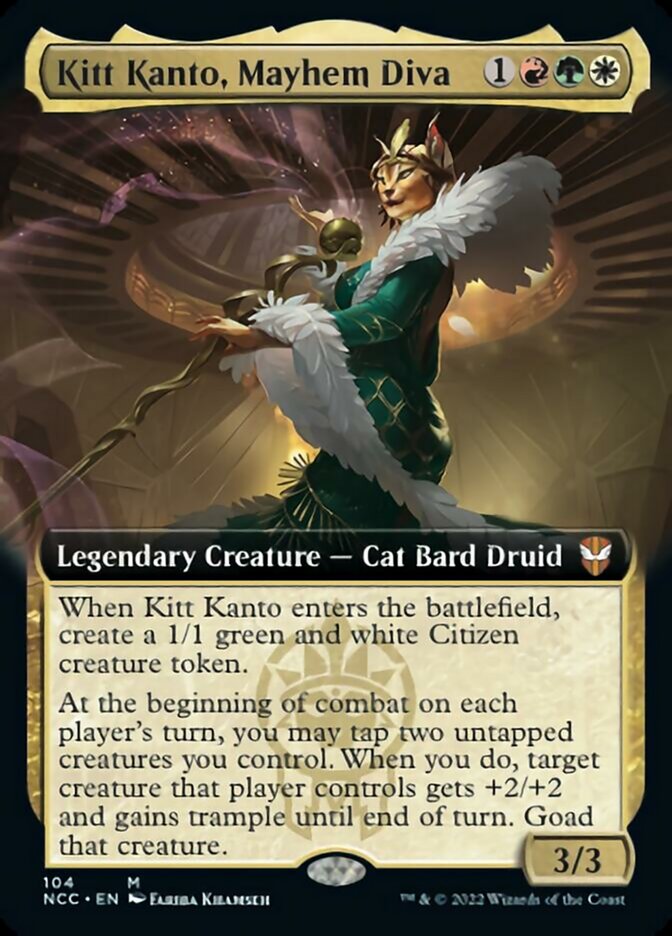 Kitt Kanto, Mayhem Diva (Extended Art) [Streets of New Capenna Commander] | Galaxy Games LLC