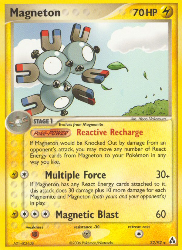 Magneton (22/92) [EX: Legend Maker] | Galaxy Games LLC