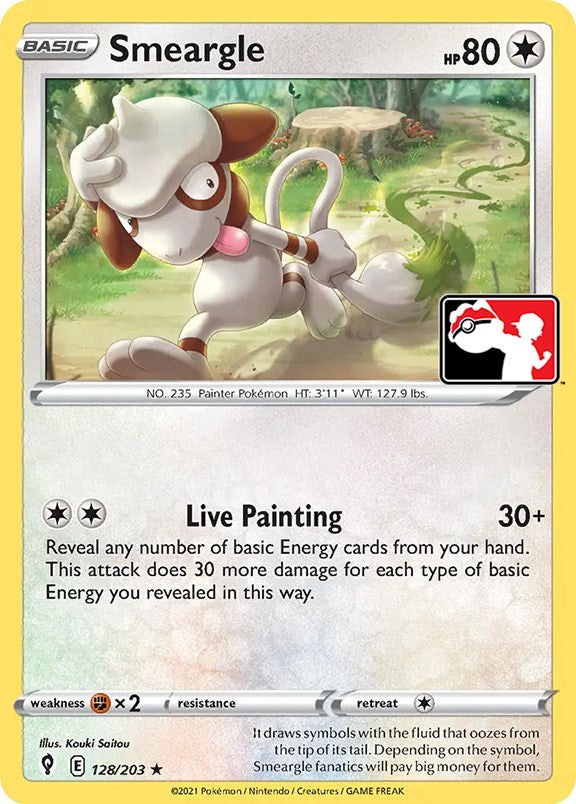 Smeargle (128/203) [Prize Pack Series One] | Galaxy Games LLC