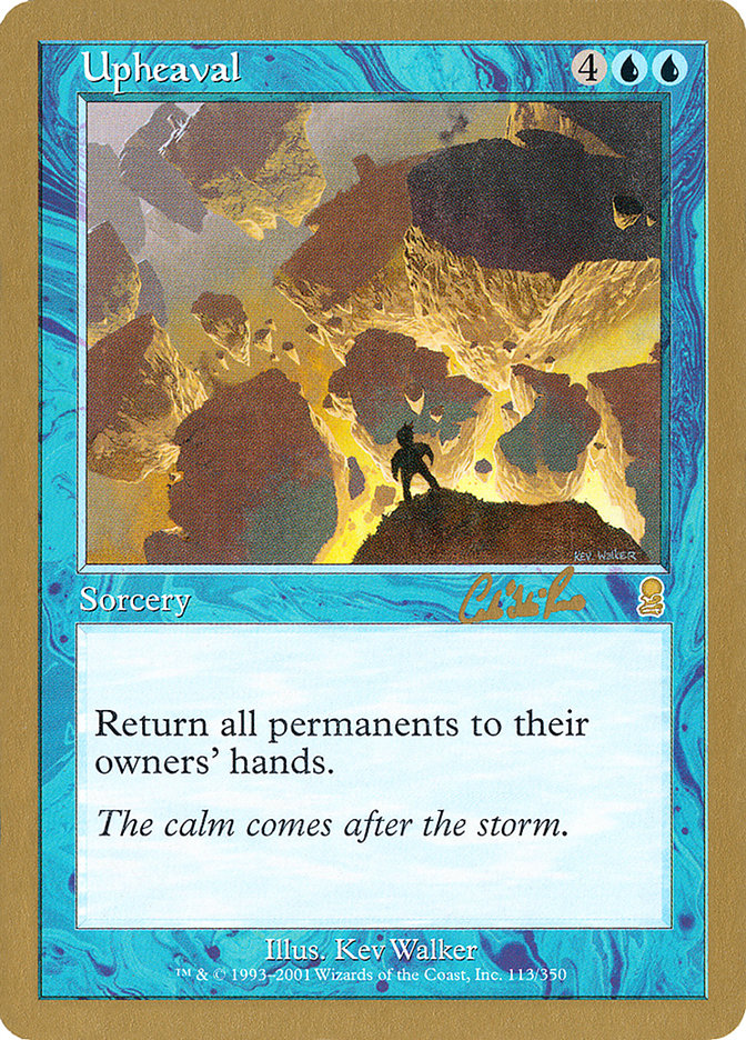 Upheaval (Carlos Romao) [World Championship Decks 2002] | Galaxy Games LLC