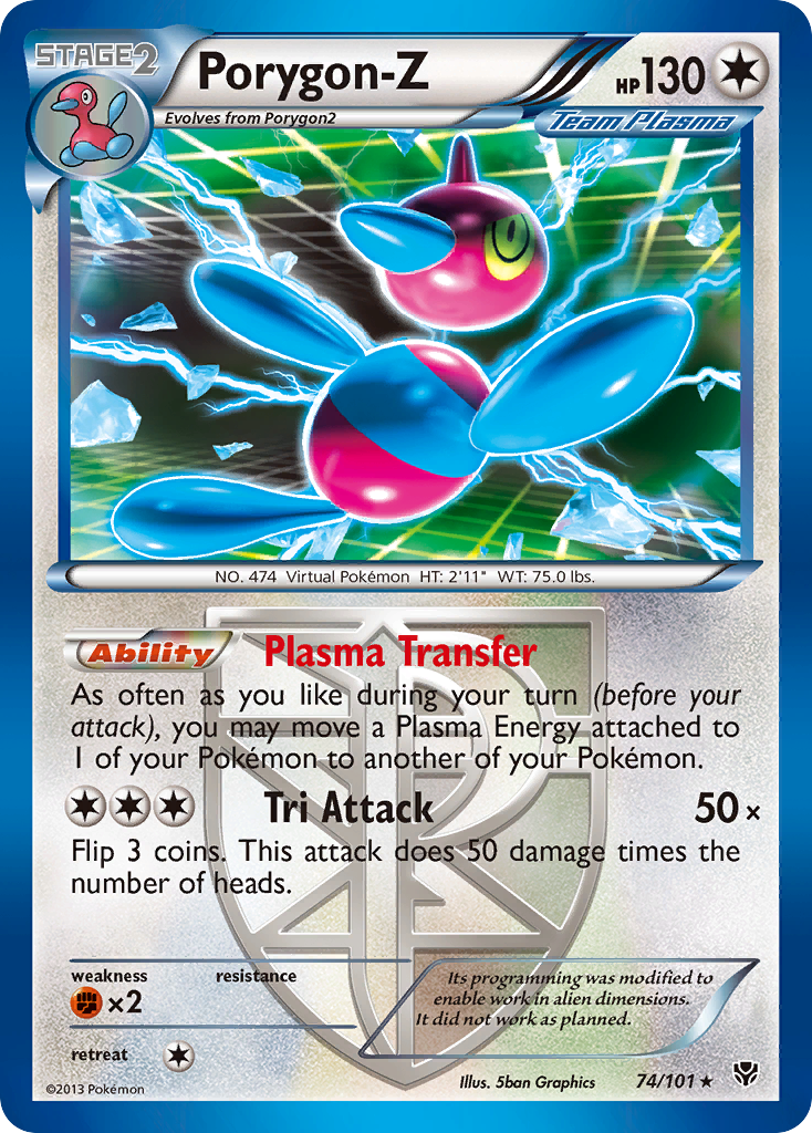 Porygon-Z (74/101) [Black & White: Plasma Blast] | Galaxy Games LLC