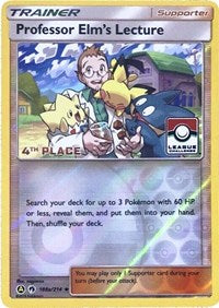 Professor Elms Lecture (188a/214) (League Promo 4th Place) [Sun & Moon: Lost Thunder] | Galaxy Games LLC