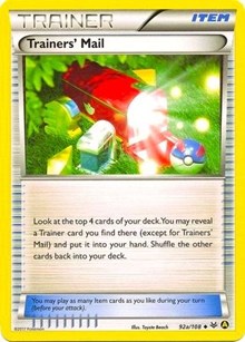 Trainers' Mail (92a/108) (Alternate Art Promo) [XY: Roaring Skies] | Galaxy Games LLC