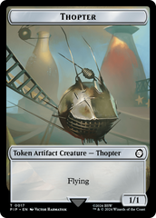 Thopter // Treasure (0018) Double-Sided Token [Fallout Tokens] | Galaxy Games LLC