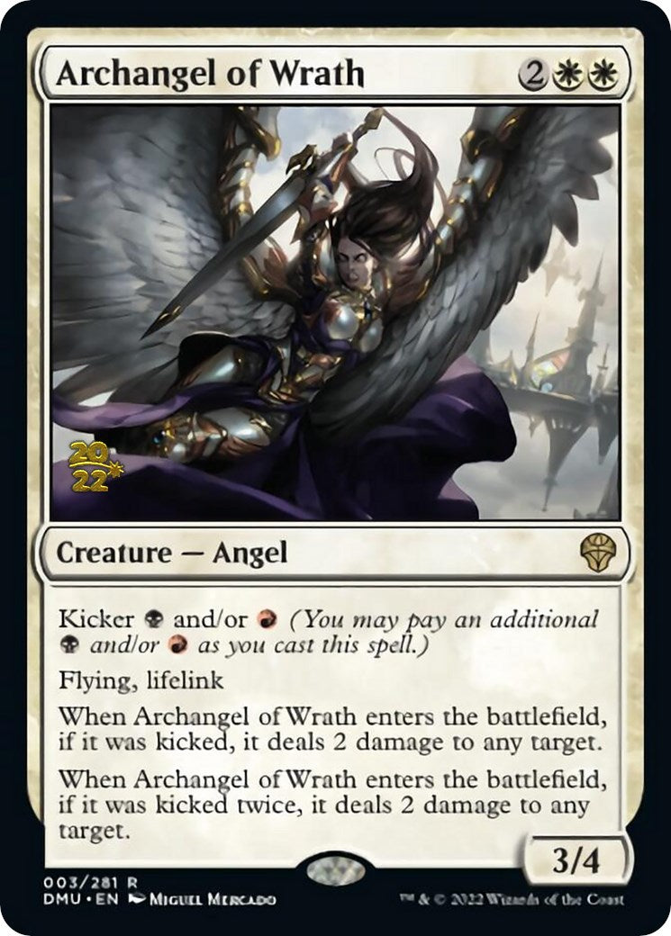 Archangel of Wrath [Dominaria United Prerelease Promos] | Galaxy Games LLC