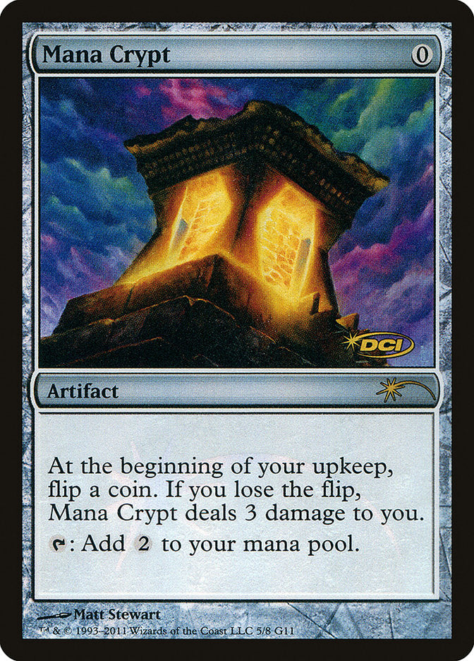 Mana Crypt [Judge Gift Cards 2011] | Galaxy Games LLC