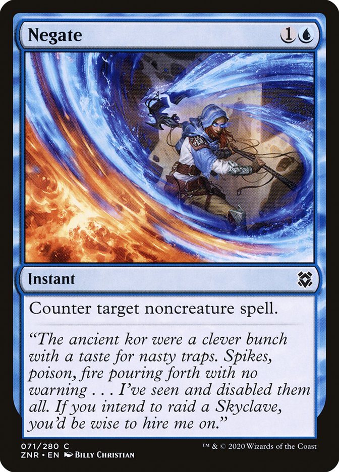 Negate [Zendikar Rising] | Galaxy Games LLC