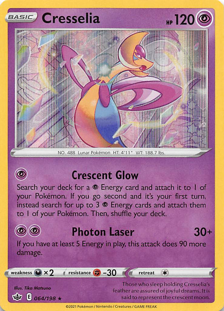 Cresselia (064/198) [Sword & Shield: Chilling Reign] | Galaxy Games LLC