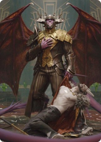 Ob Nixilis, the Adversary 1 Art Card [Streets of New Capenna Art Series] | Galaxy Games LLC