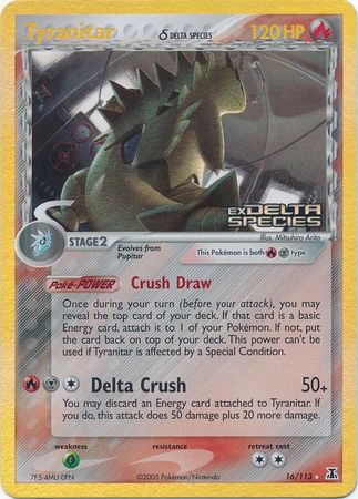 Tyranitar (16/113) (Delta Species) (Stamped) [EX: Delta Species] | Galaxy Games LLC