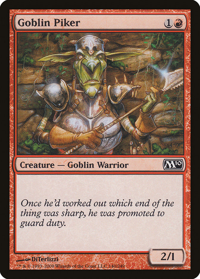 Goblin Piker [Magic 2010] | Galaxy Games LLC
