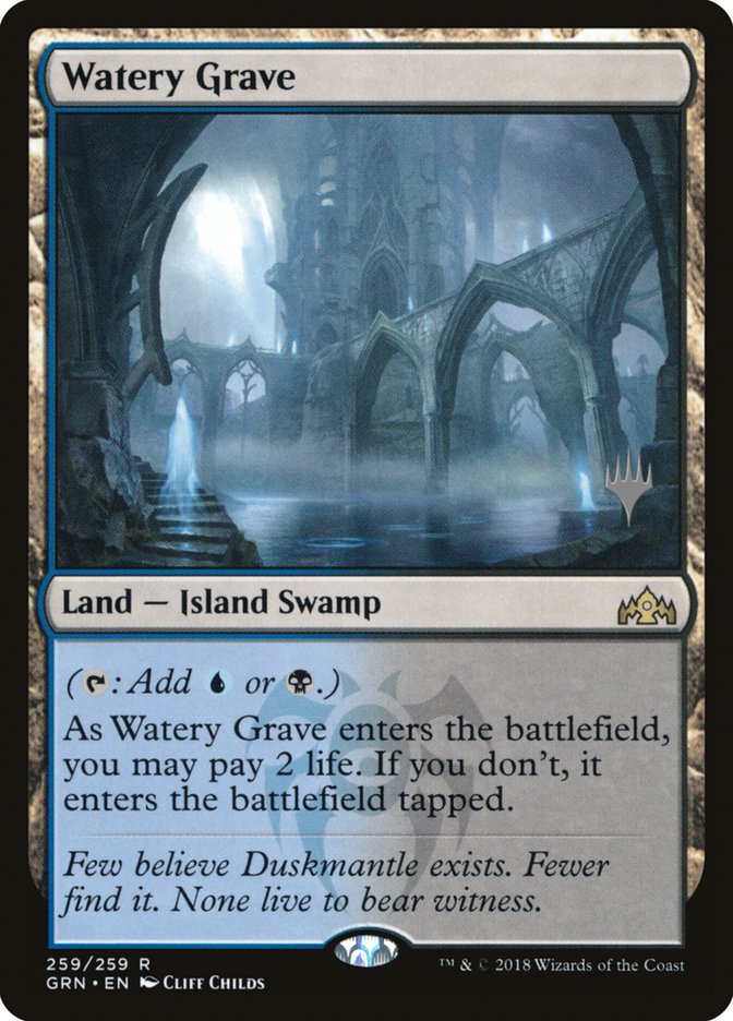 Watery Grave (Promo Pack) [Guilds of Ravnica Promos] | Galaxy Games LLC