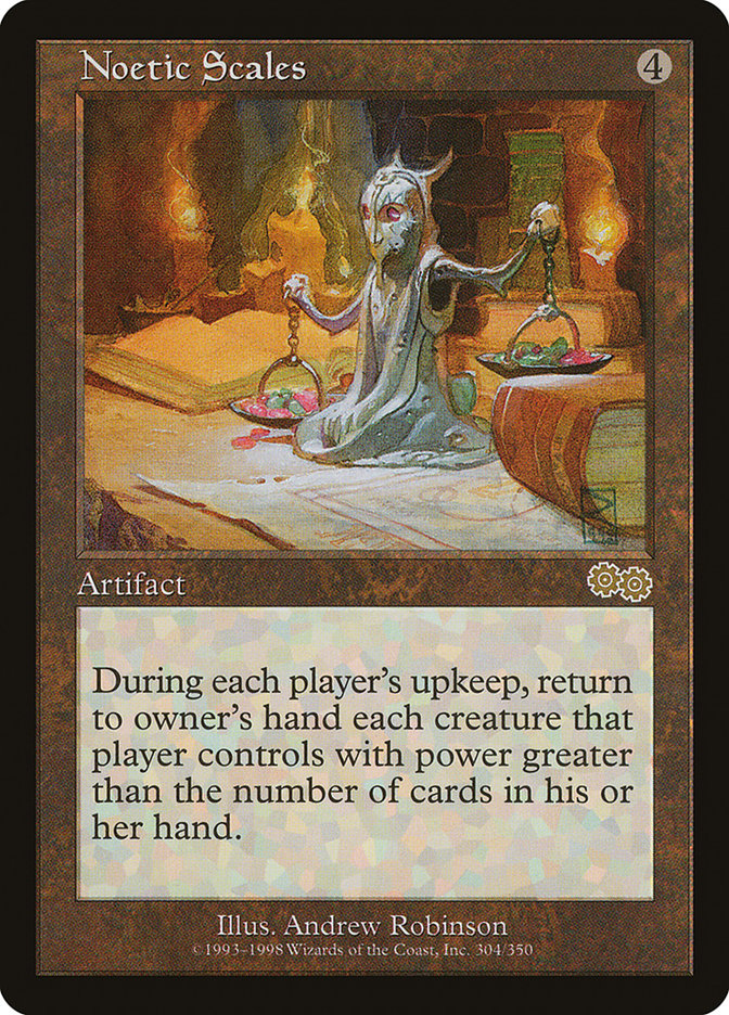 Noetic Scales [Urza's Saga] | Galaxy Games LLC