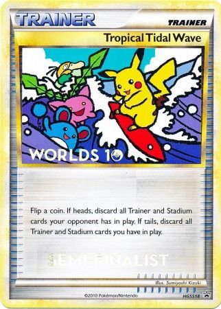 Tropical Tidal Wave (HGSS18) (Semi Finalist) [HeartGold & SoulSilver: Black Star Promos] | Galaxy Games LLC