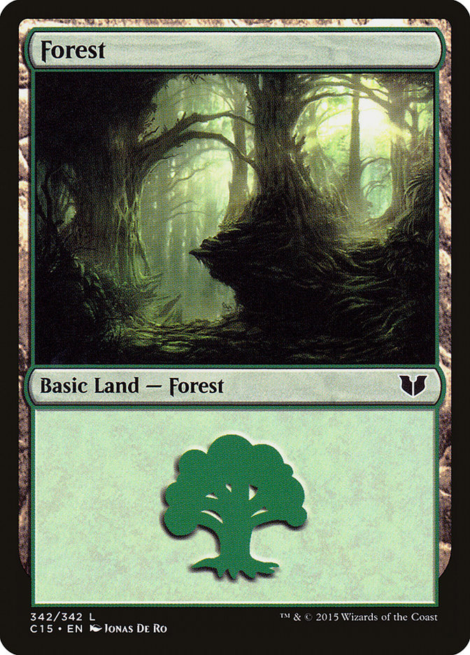 Forest (342) [Commander 2015] | Galaxy Games LLC